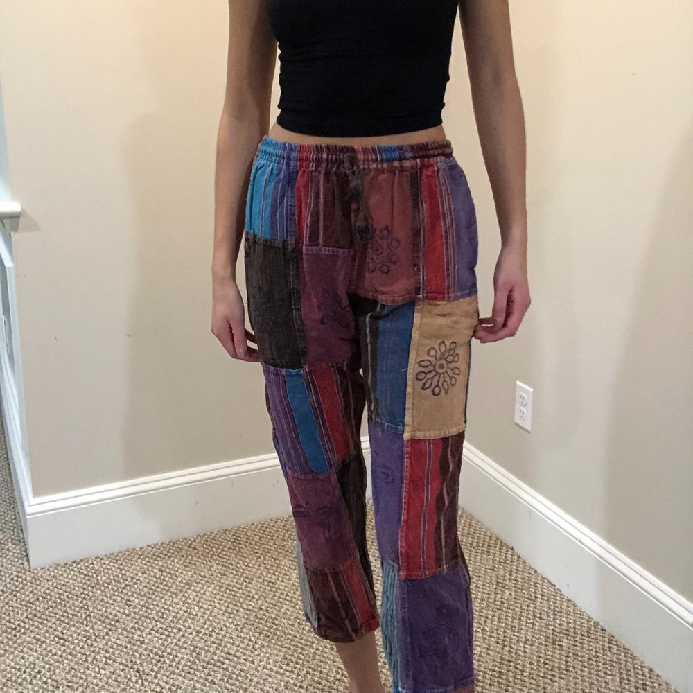 Patchwork pants